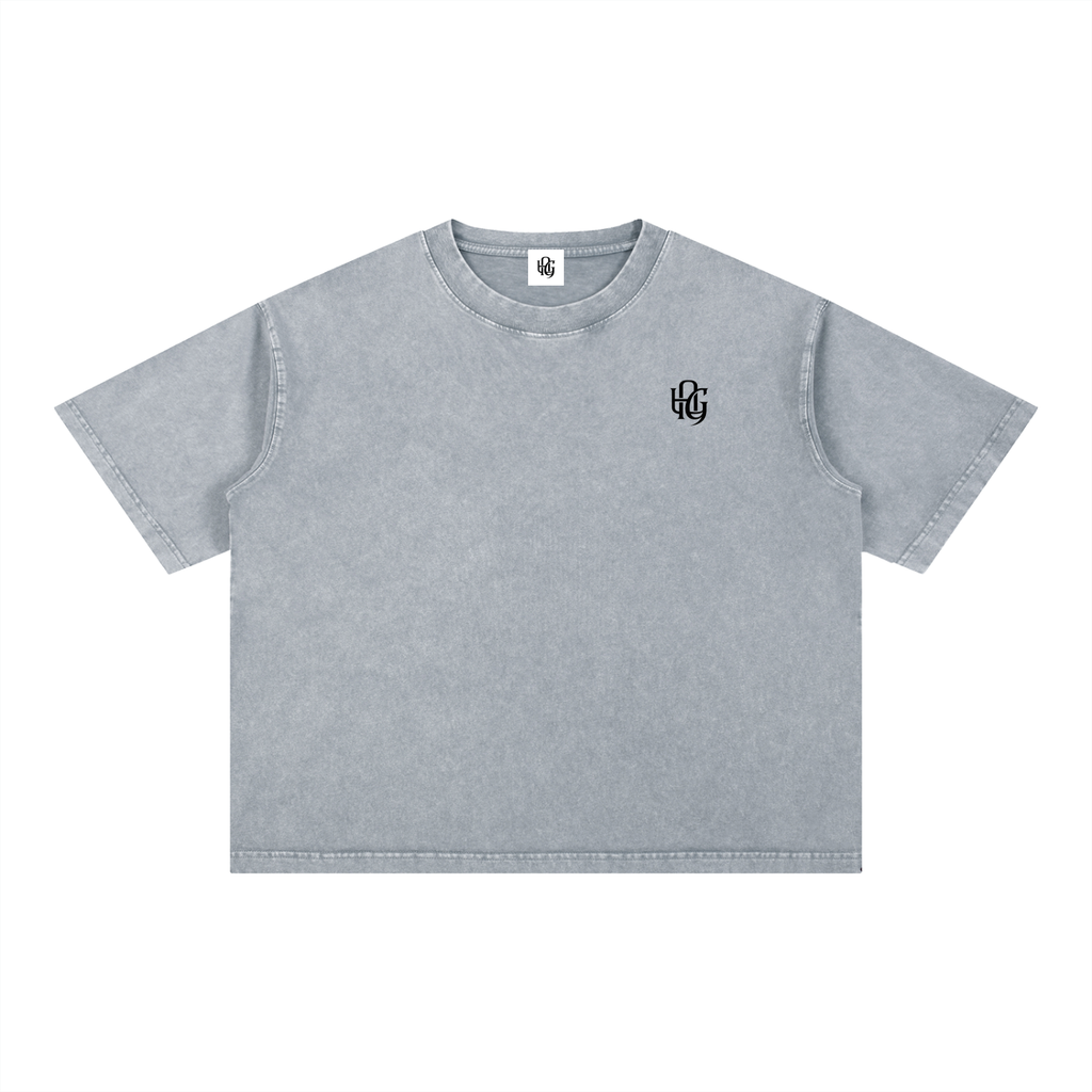 Mineral Wash Boxy Cotton T-Shirt