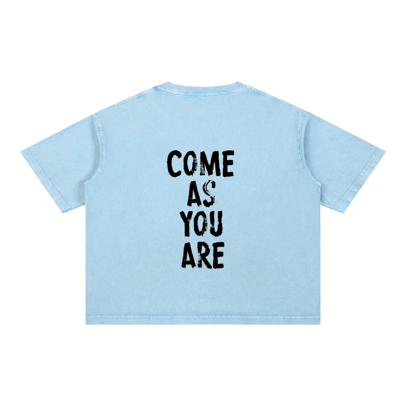 Mineral Wash Boxy Cotton T-Shirt