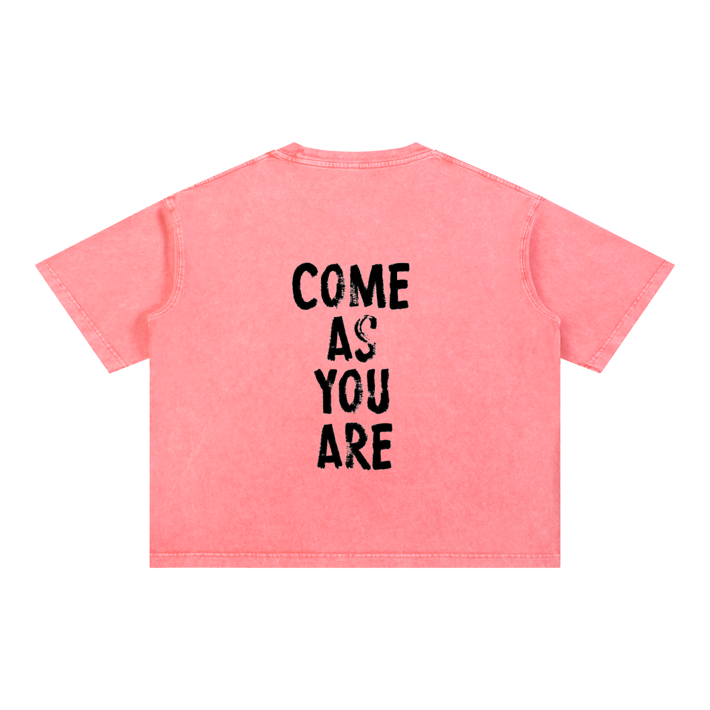 Mineral Wash Boxy Cotton T-Shirt