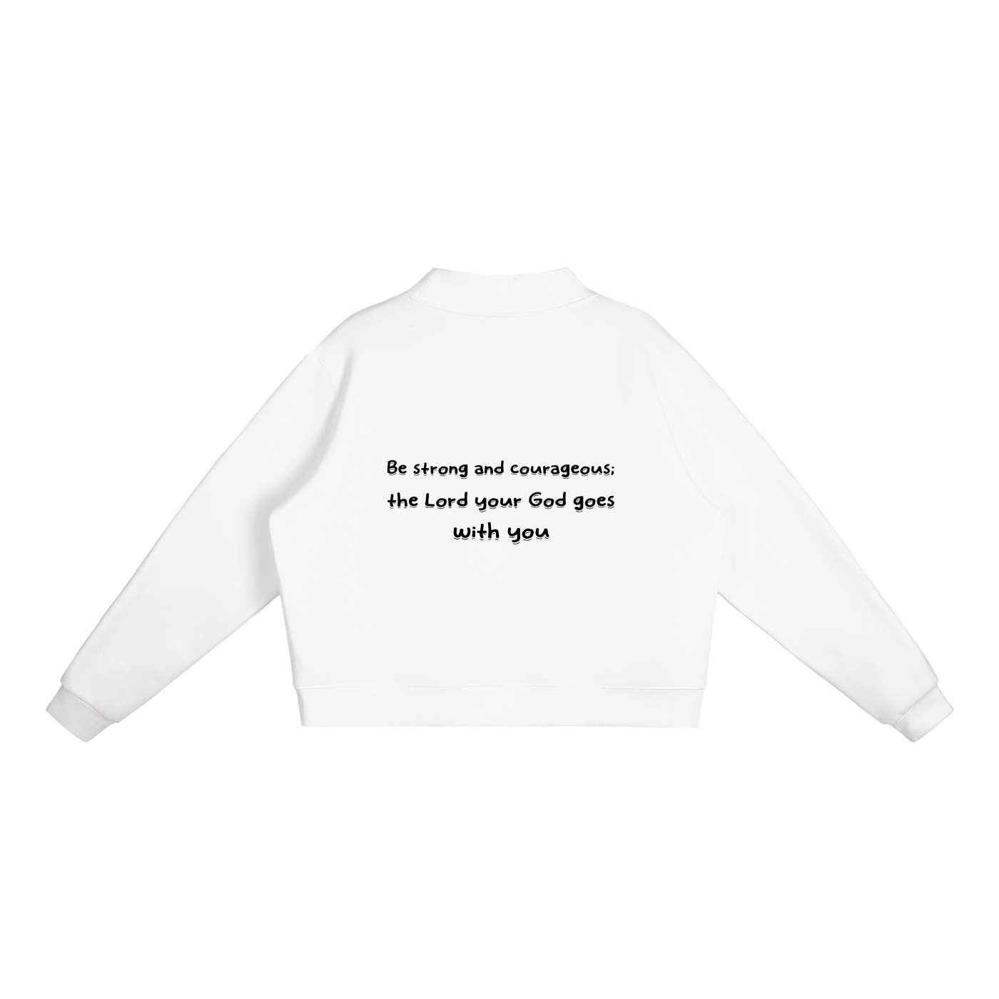 Essential Fleece Mock-Neck Crew Sweatshirt
