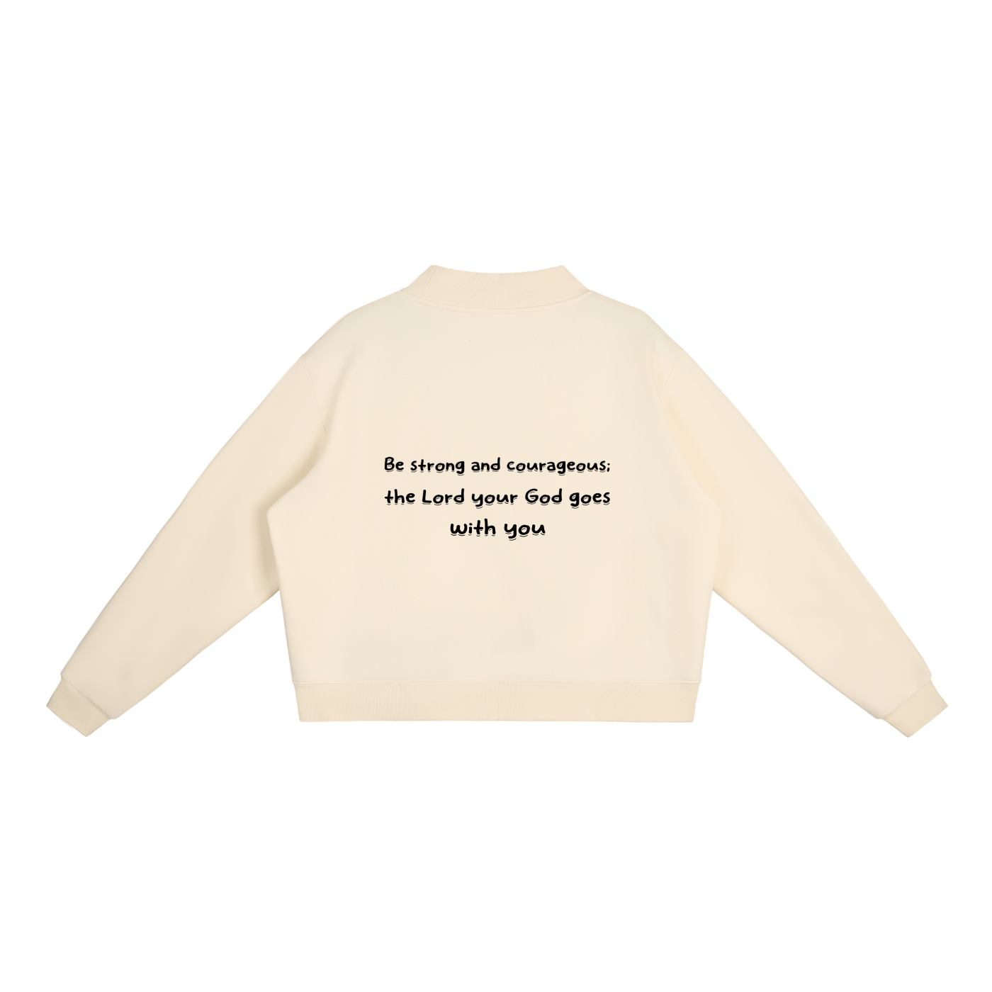Essential Fleece Mock-Neck Crew Sweatshirt