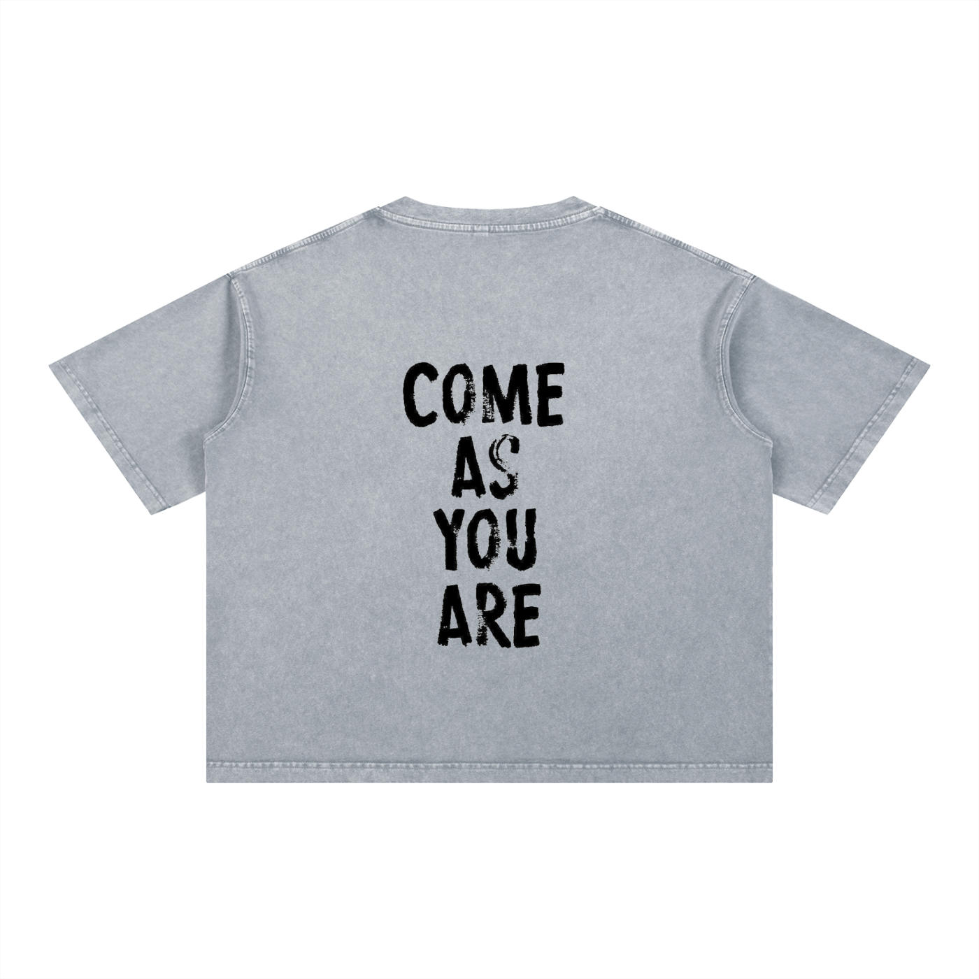 Mineral Wash Boxy Cotton T-Shirt