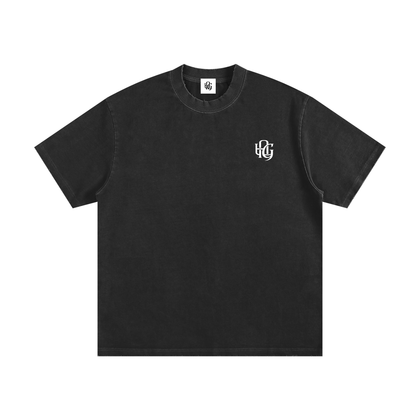 Heavyweight Vintage Washed Frayed T-Shirt