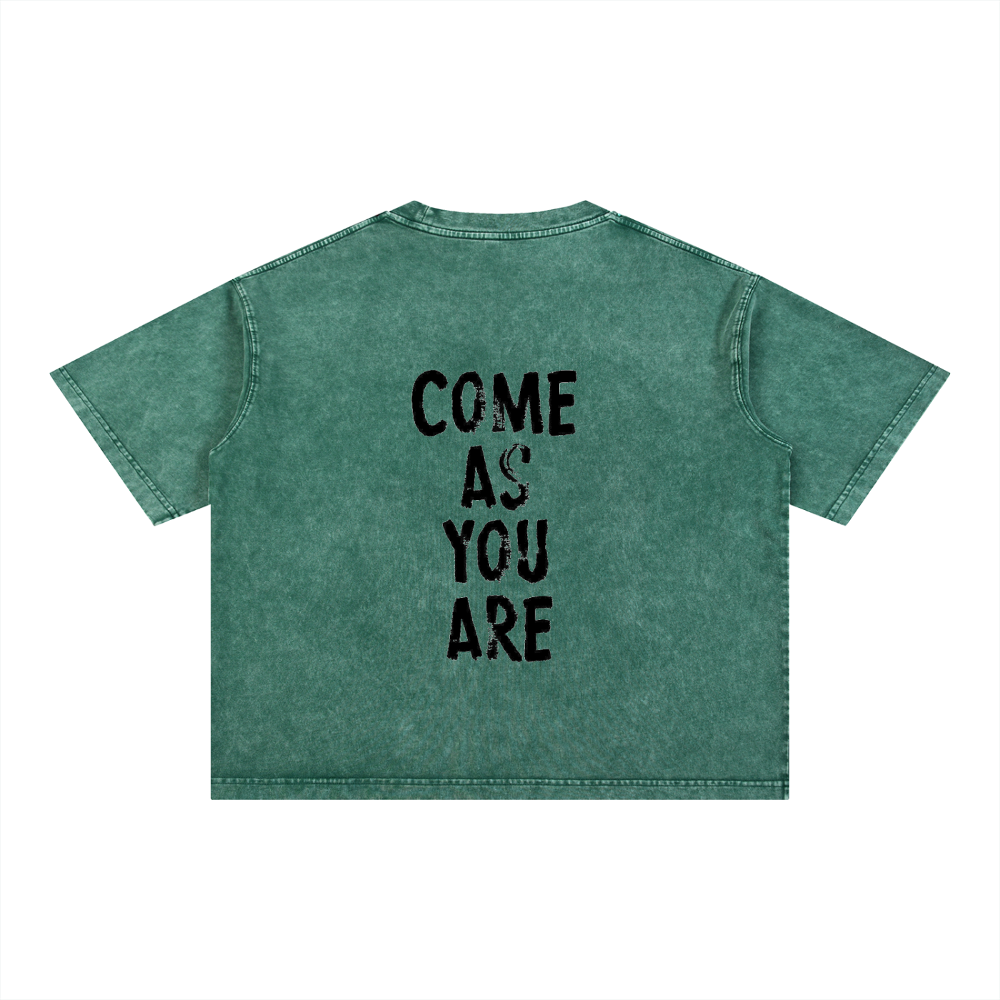 Mineral Wash Boxy Cotton T-Shirt