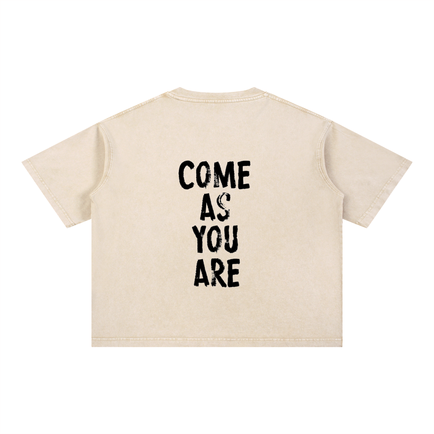 Mineral Wash Boxy Cotton T-Shirt